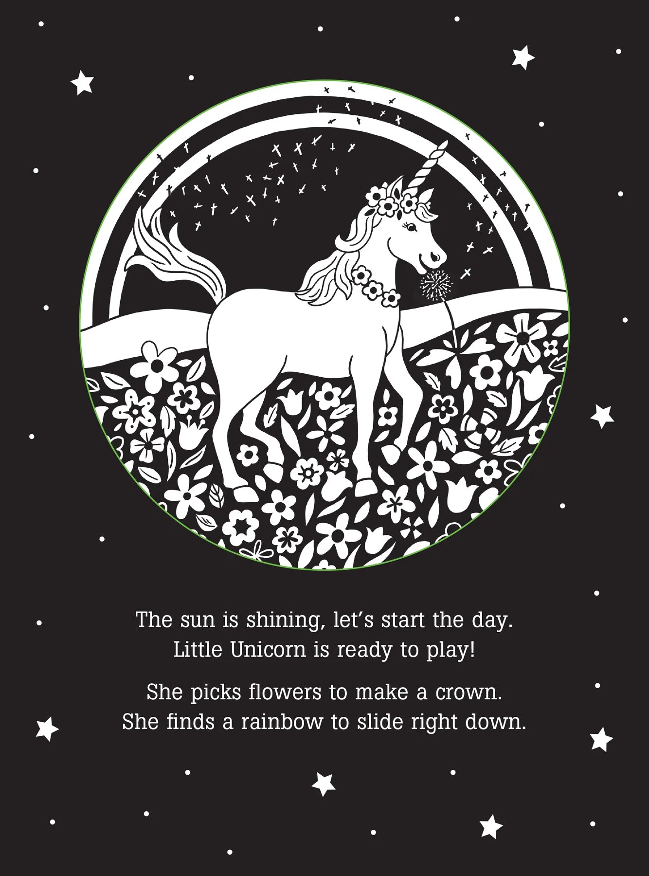 Bedtime Shadow Book - Unicorn's Magical Day