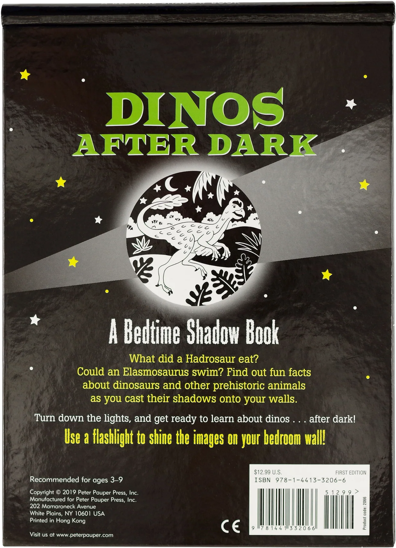 Bedtime Shadow Book - Dinos After Dark