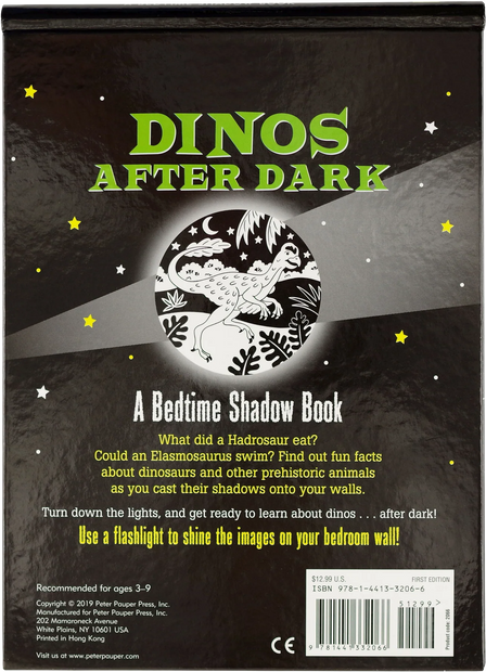 Bedtime Shadow Book - Dinos After Dark