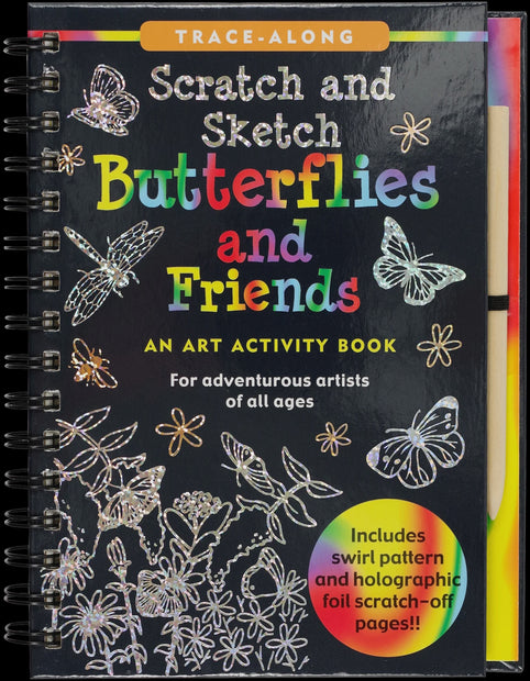 Scratch and Sketch - Butterflies and Friends