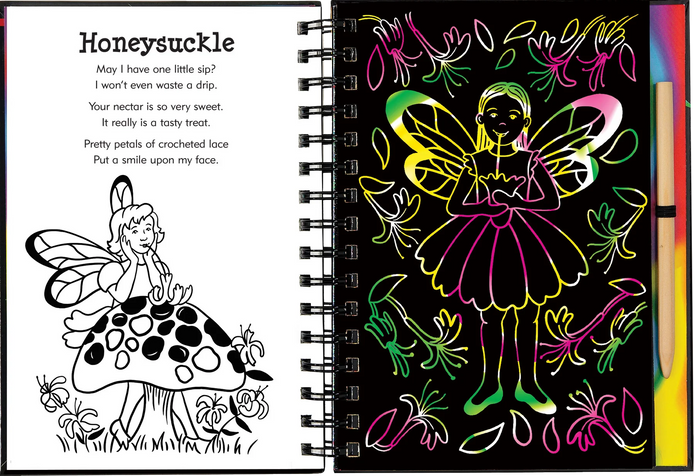 Scratch and Sketch - Garden Fairies