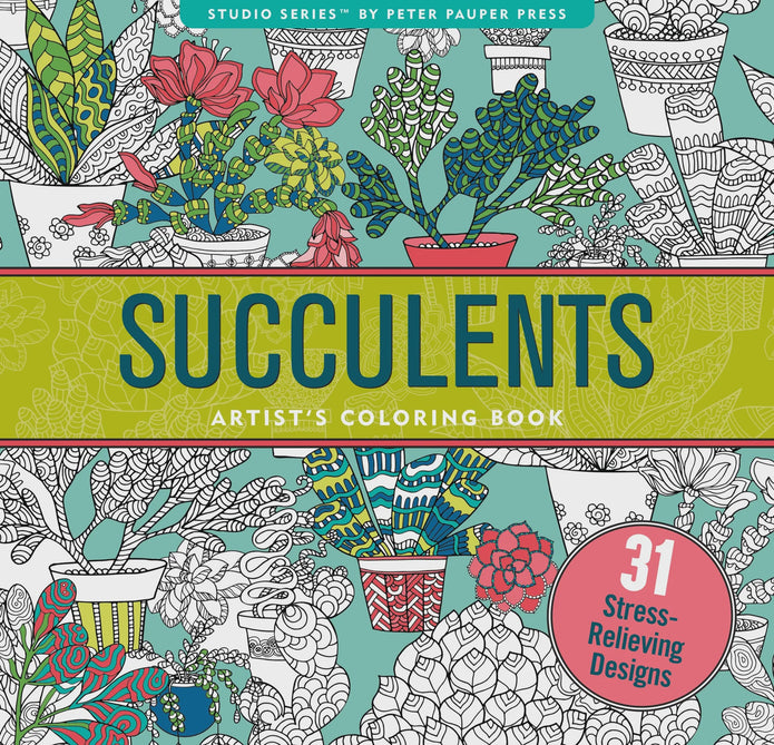 Colouring Book - Succulents