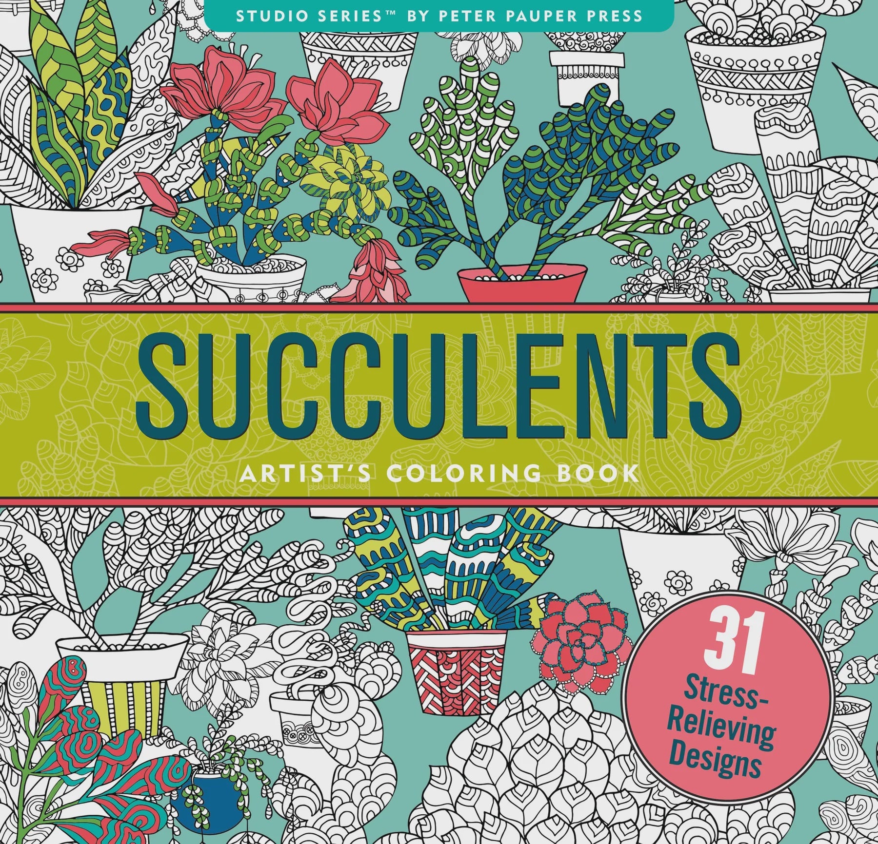 Colouring Book - Succulents