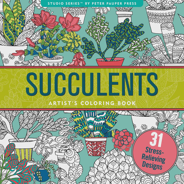 Colouring Book - Succulents