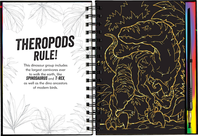 Scratch and Sketch - Extreme! Dinosaurs