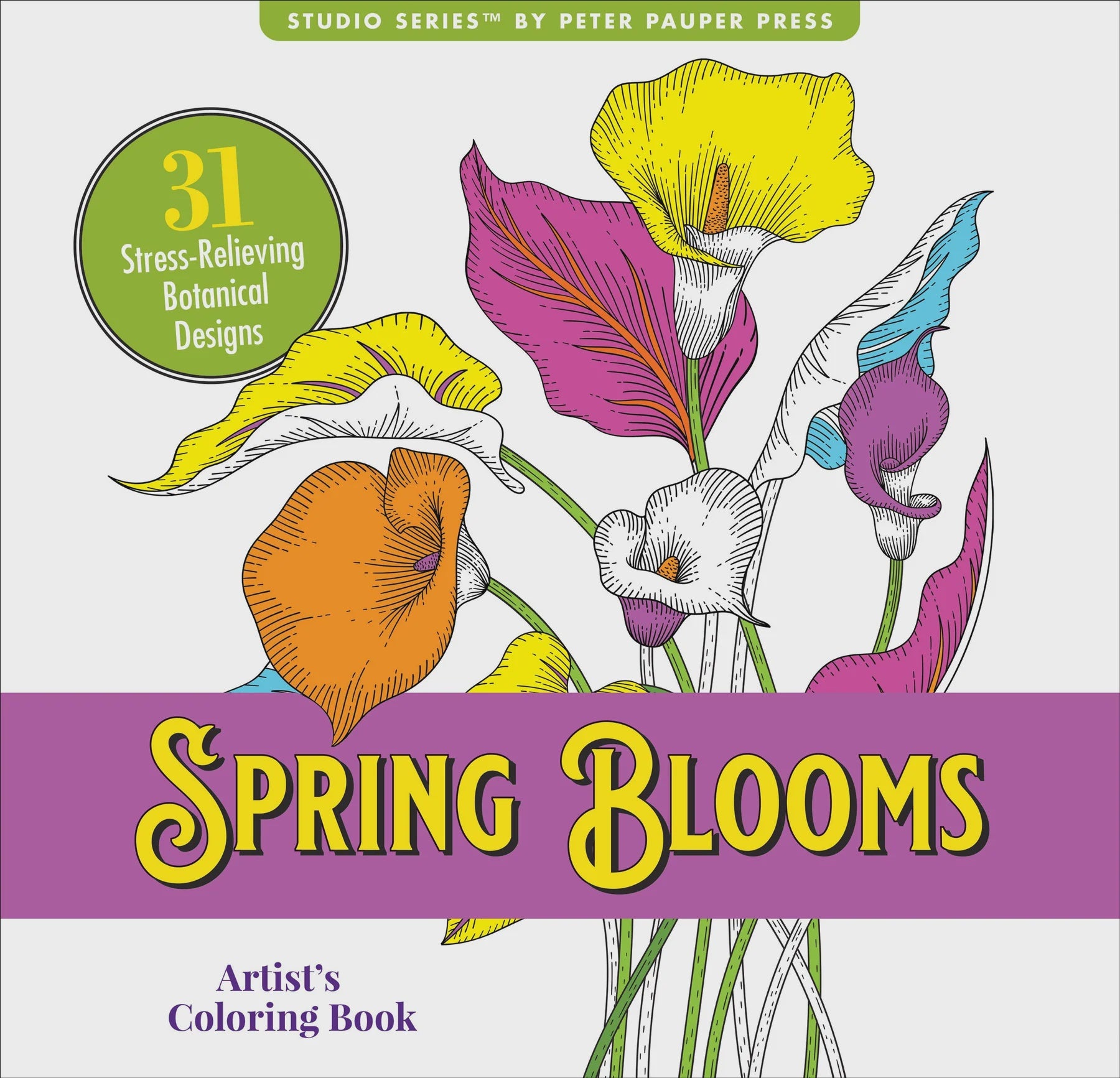 Colouring Book - Spring Blooms