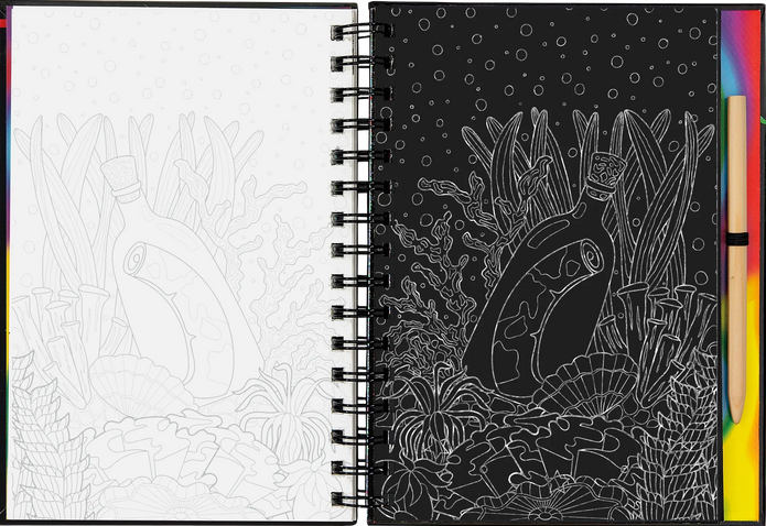 Extreme! Undersea World Scratch and Sketch
