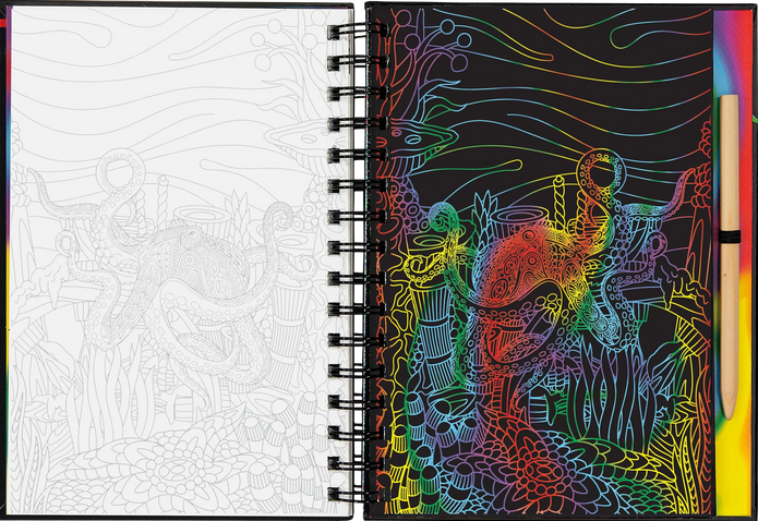 Extreme! Undersea World Scratch and Sketch