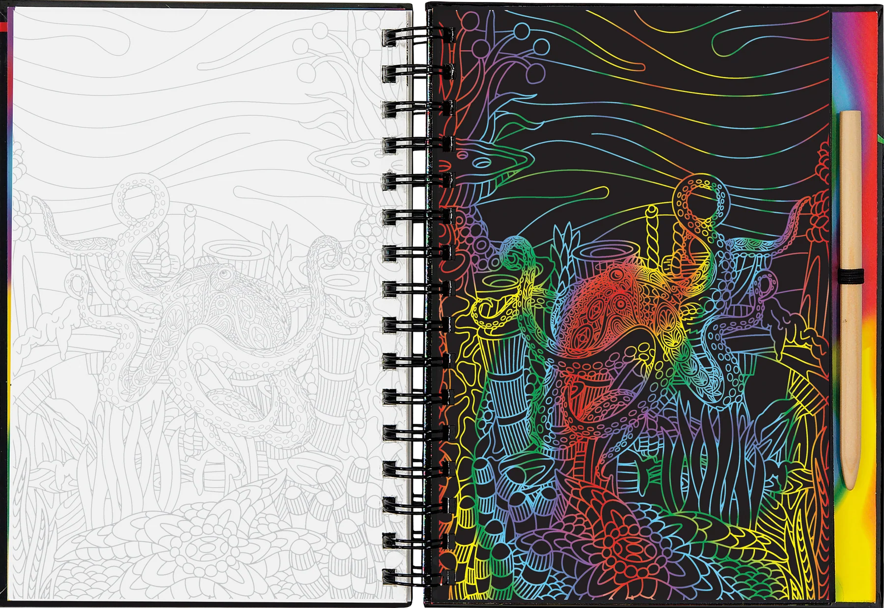 Extreme! Undersea World Scratch and Sketch