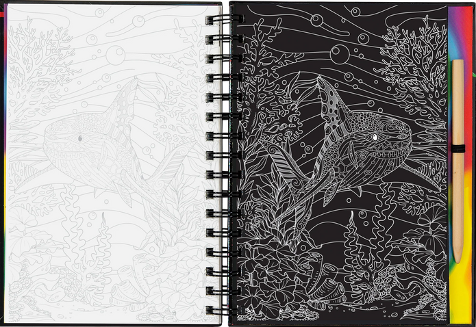 Extreme! Undersea World Scratch and Sketch