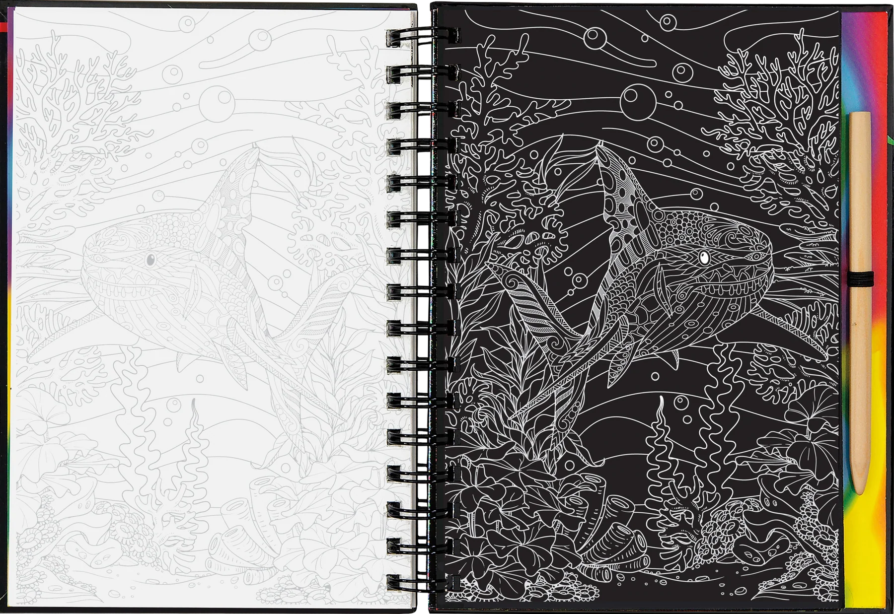 Extreme! Undersea World Scratch and Sketch