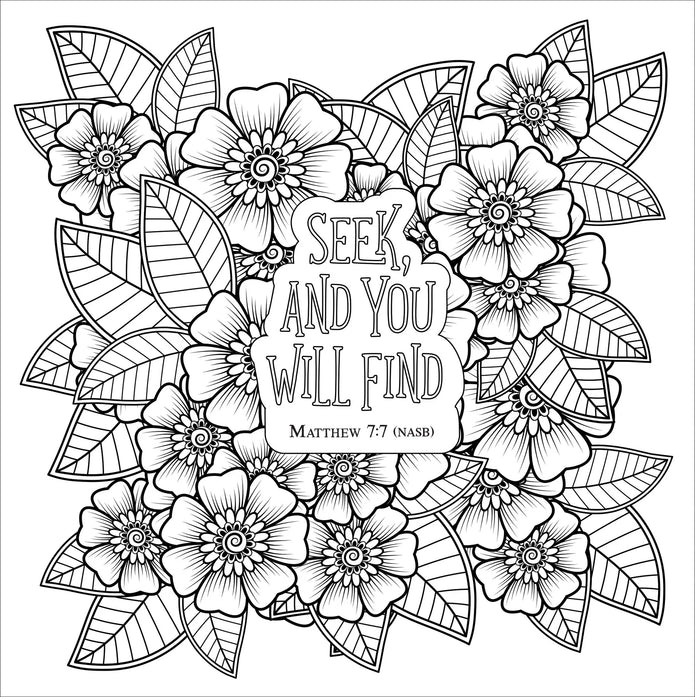 Coloring Book - Blessed