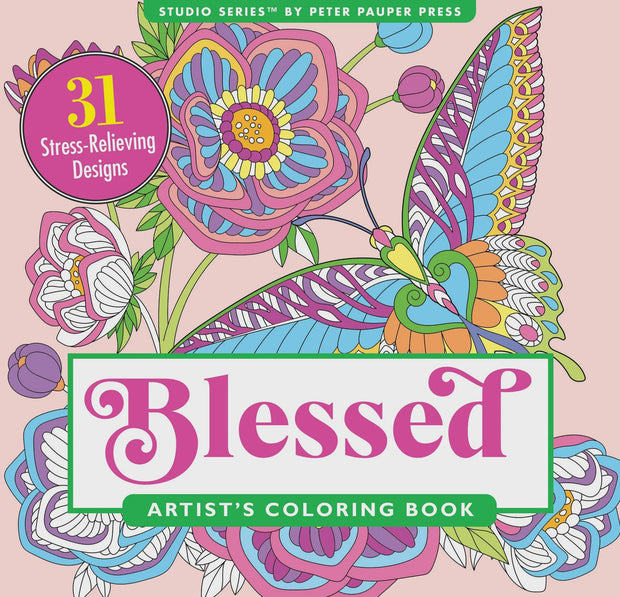 Colouring Book - Blessed