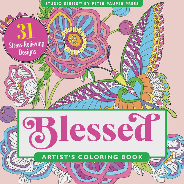 Colouring Book - Blessed