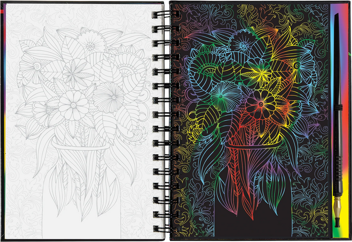 Scratch and Sketch - Extreme! Flowers