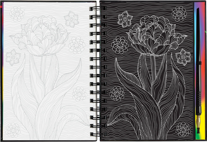 Scratch and Sketch - Extreme! Flowers
