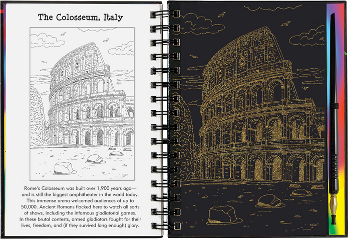 Extreme! Wonders of the World Scratch and Sketch