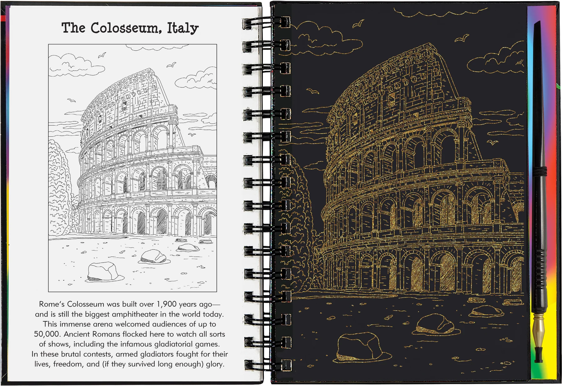 Extreme! Wonders of the World Scratch and Sketch