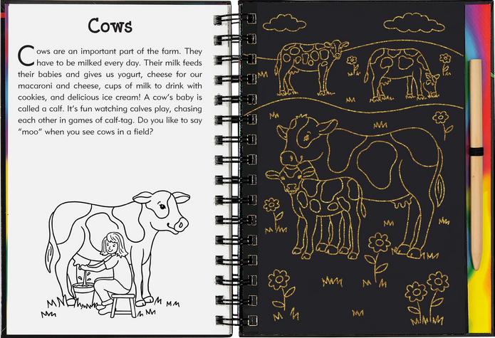 Scratch and Sketch - On The Farm