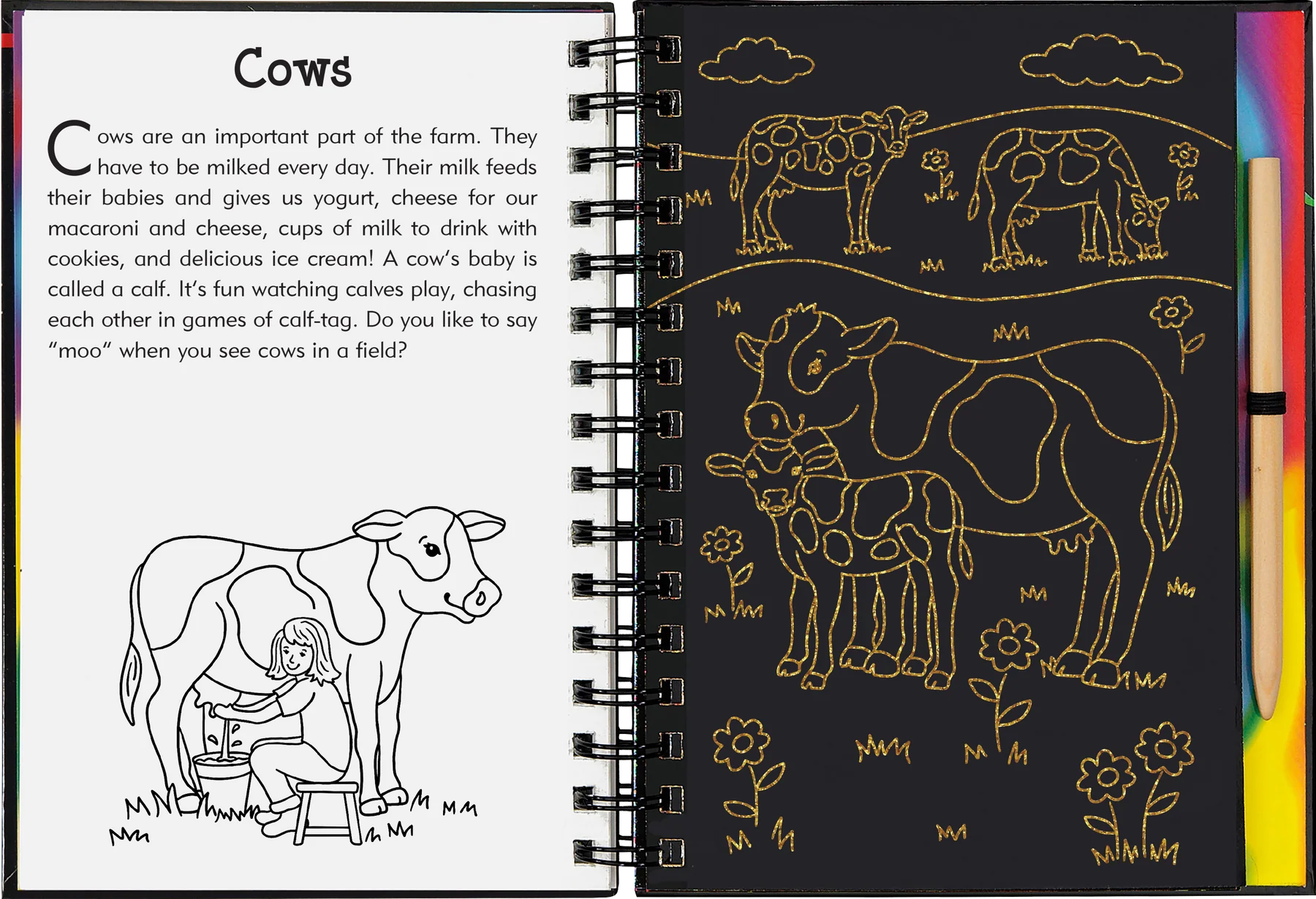 Scratch and Sketch - On The Farm