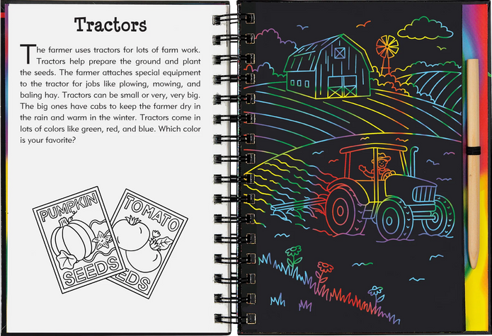Scratch and Sketch - On The Farm
