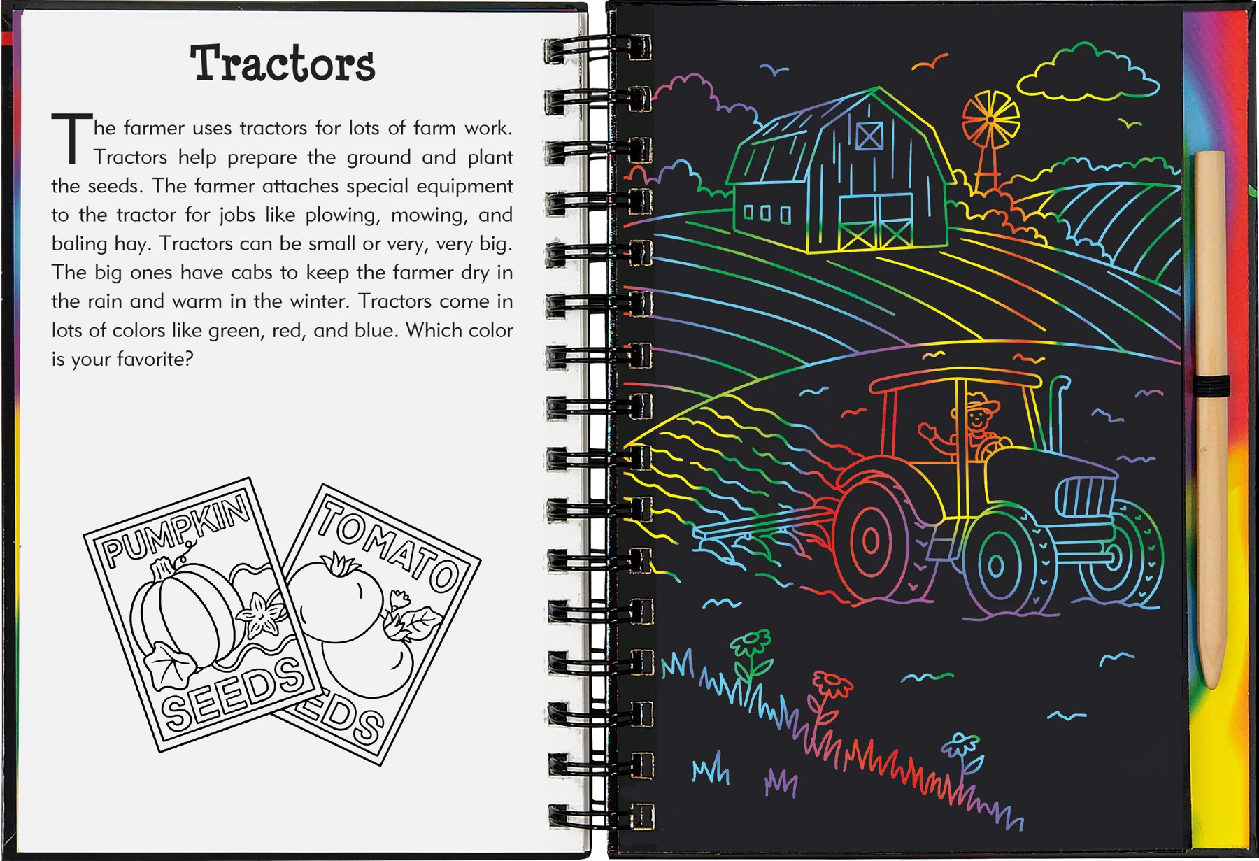 Scratch and Sketch - On The Farm