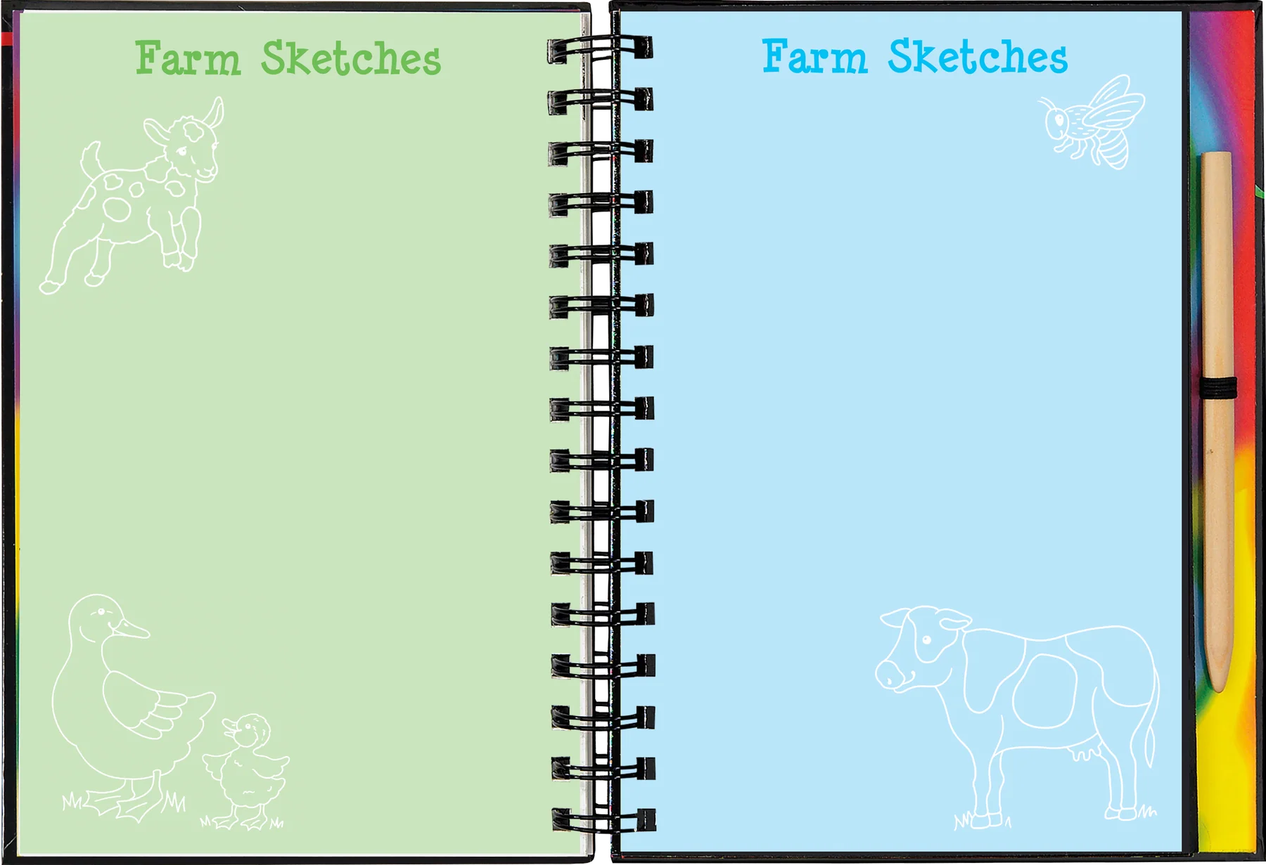 Scratch and Sketch - On The Farm