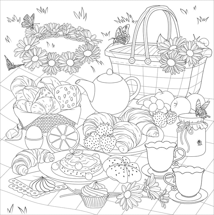 Coloring Book - Cottagecore