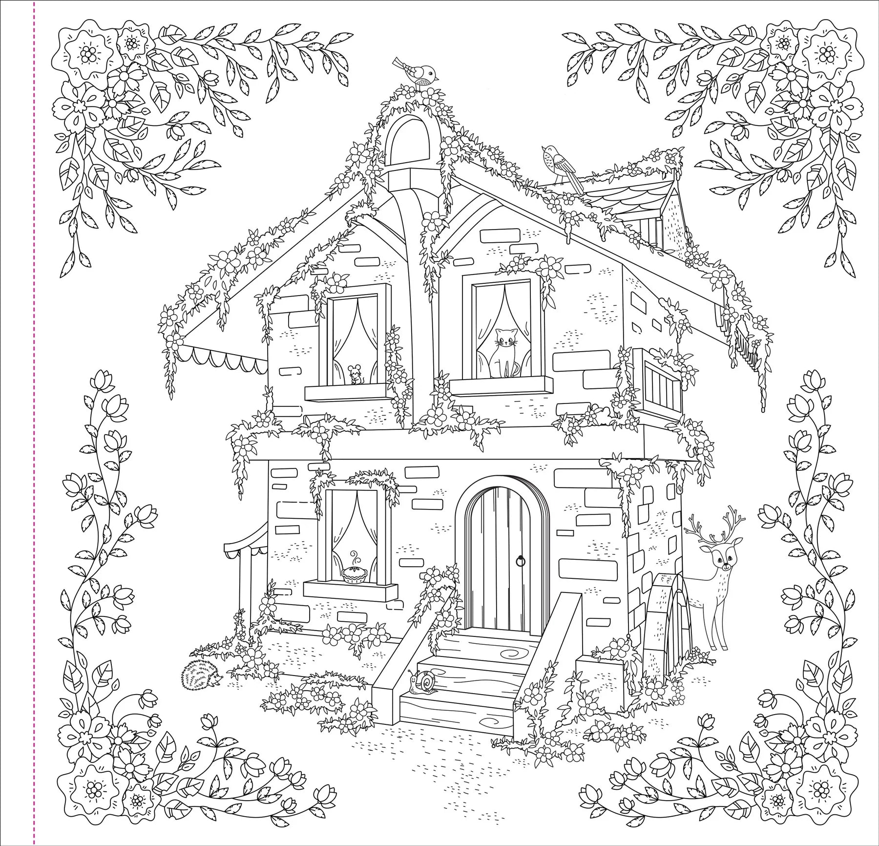 Coloring Book - Cottagecore