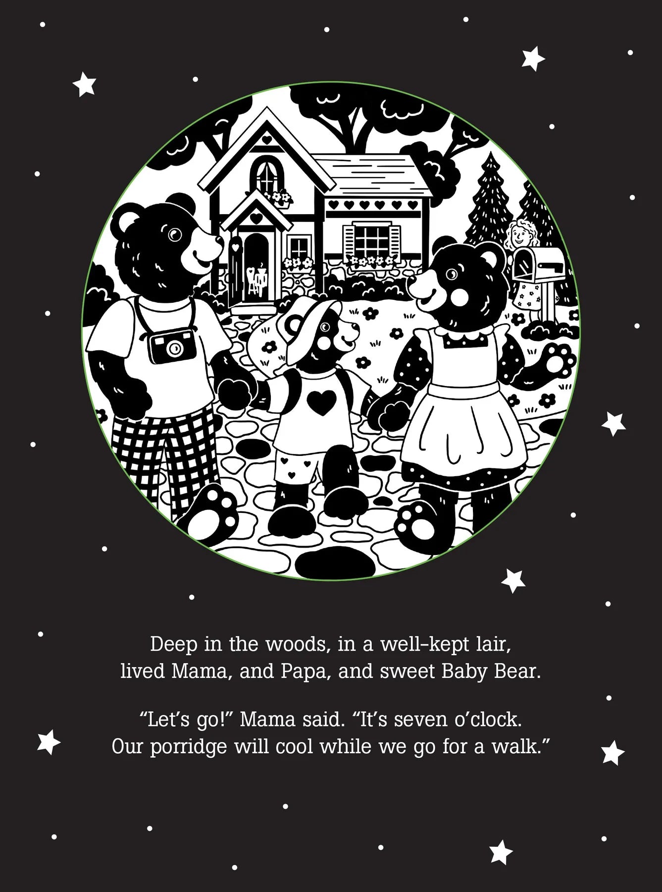 Bedtime Shadow Book - Goldilocks and the Three Bears