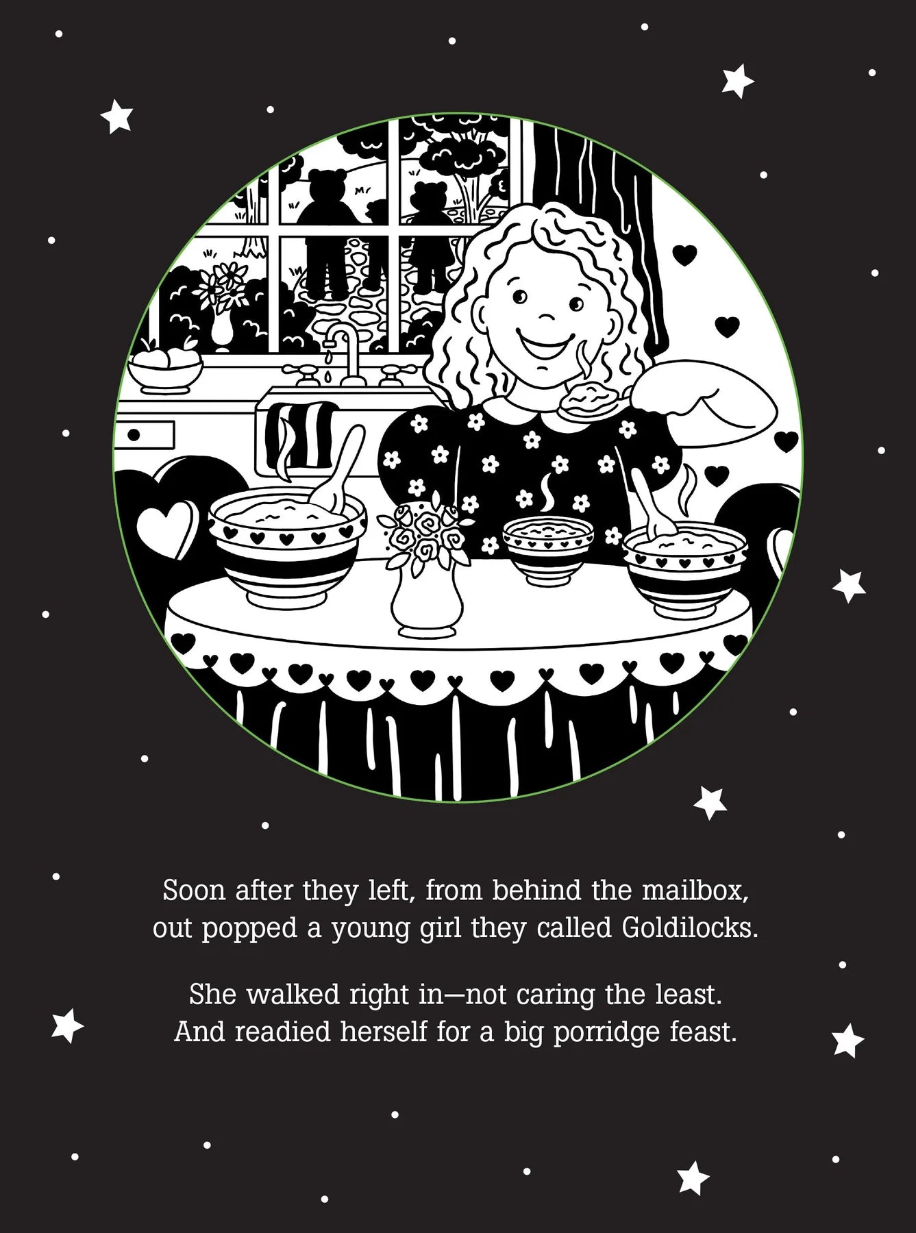 Bedtime Shadow Book - Goldilocks and the Three Bears