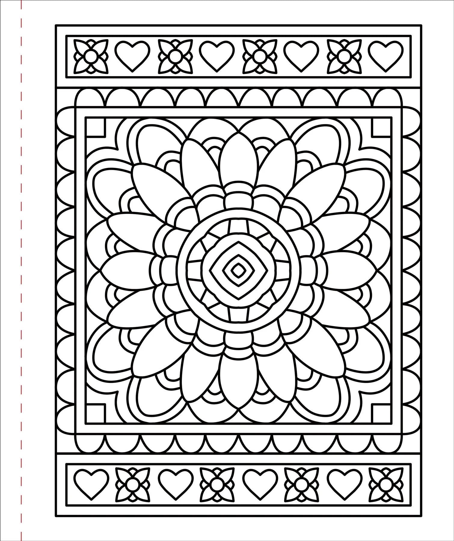Large Print Coloring Book - Color Me Calm