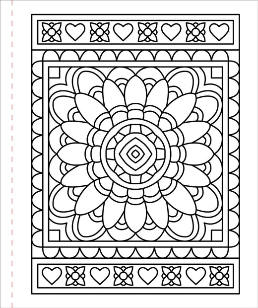 Large Print Coloring Book - Color Me Calm