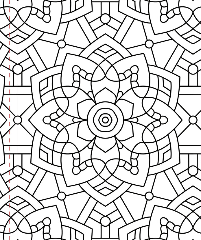 Large Print Coloring Book - Color Me Calm