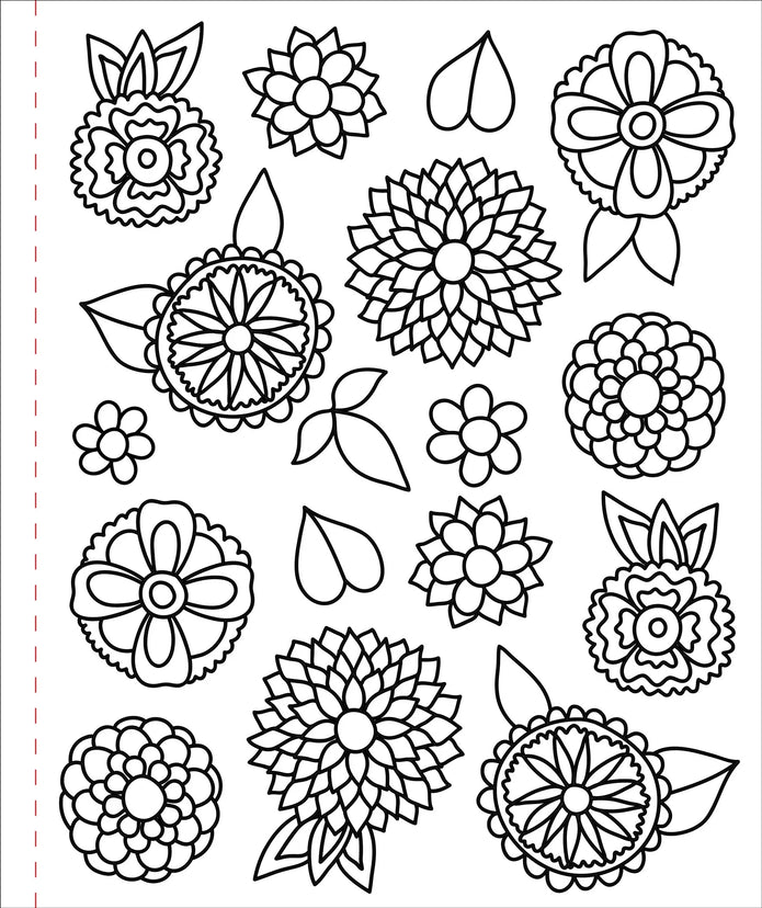 Large Print Coloring Book - Color Me Calm