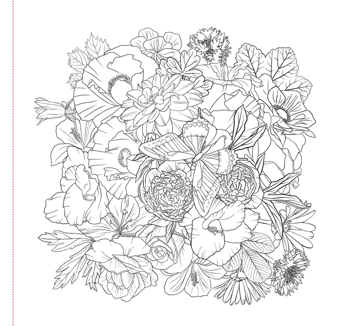 Colouring Book - Wildflowers