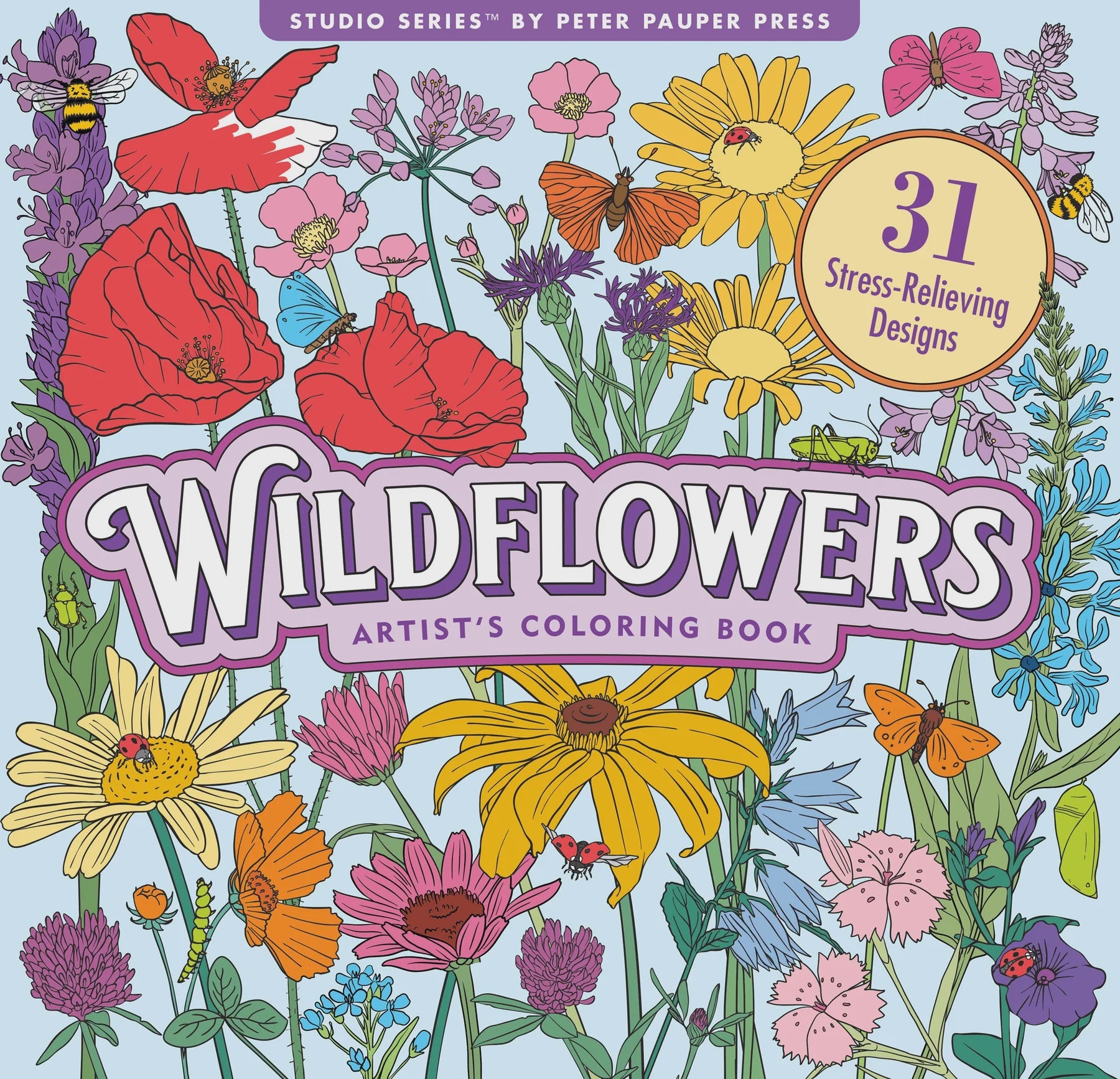 Colouring Book - Wildflowers