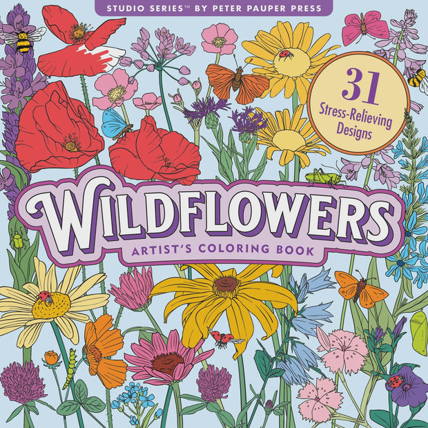 Colouring Book - Wildflowers