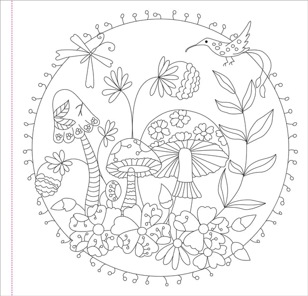 Colouring Book - Mushrooms