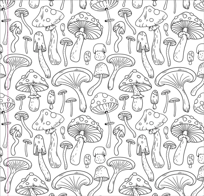 Colouring Book - Mushrooms
