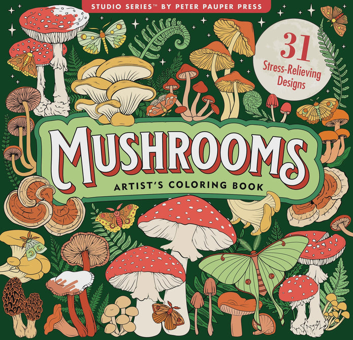 Colouring Book - Mushrooms