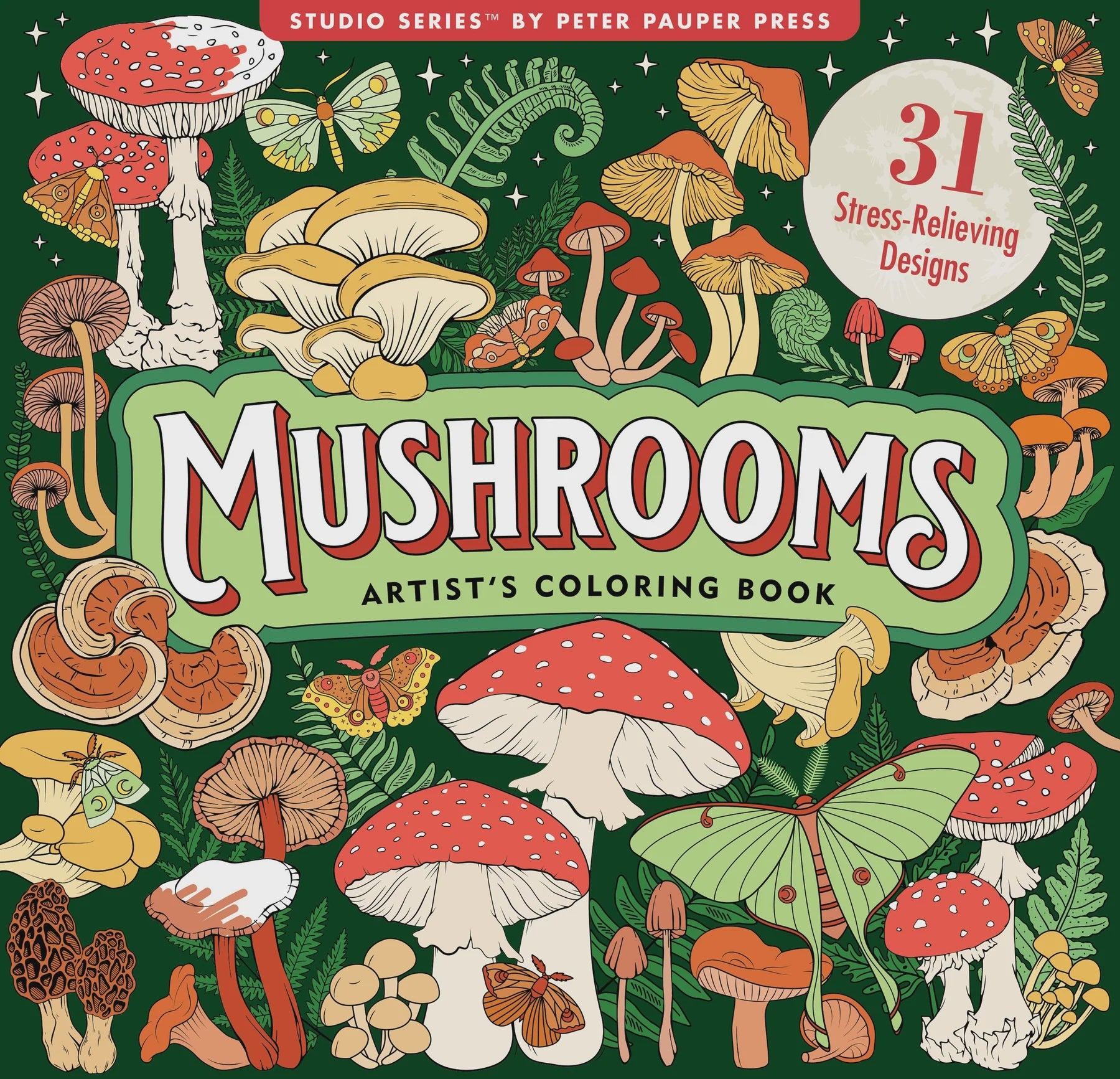 Colouring Book - Mushrooms