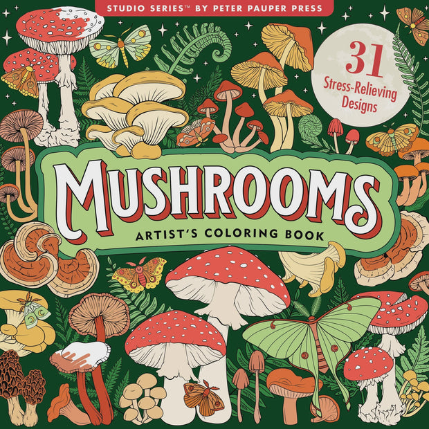 Colouring Book - Mushrooms