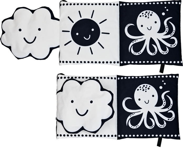 What Does Baby See? Soft Cloth Book