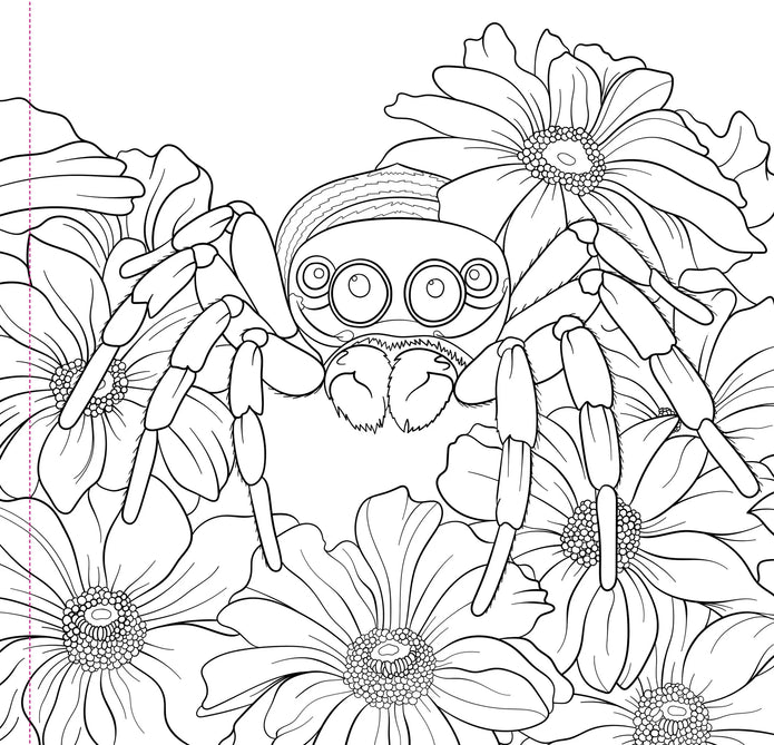 Coloring Book -  Goth Garden