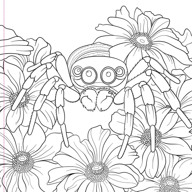 Colouring Book -  Goth Garden