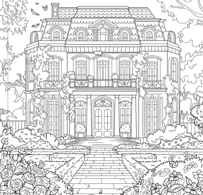 Coloring Book -  Goth Garden