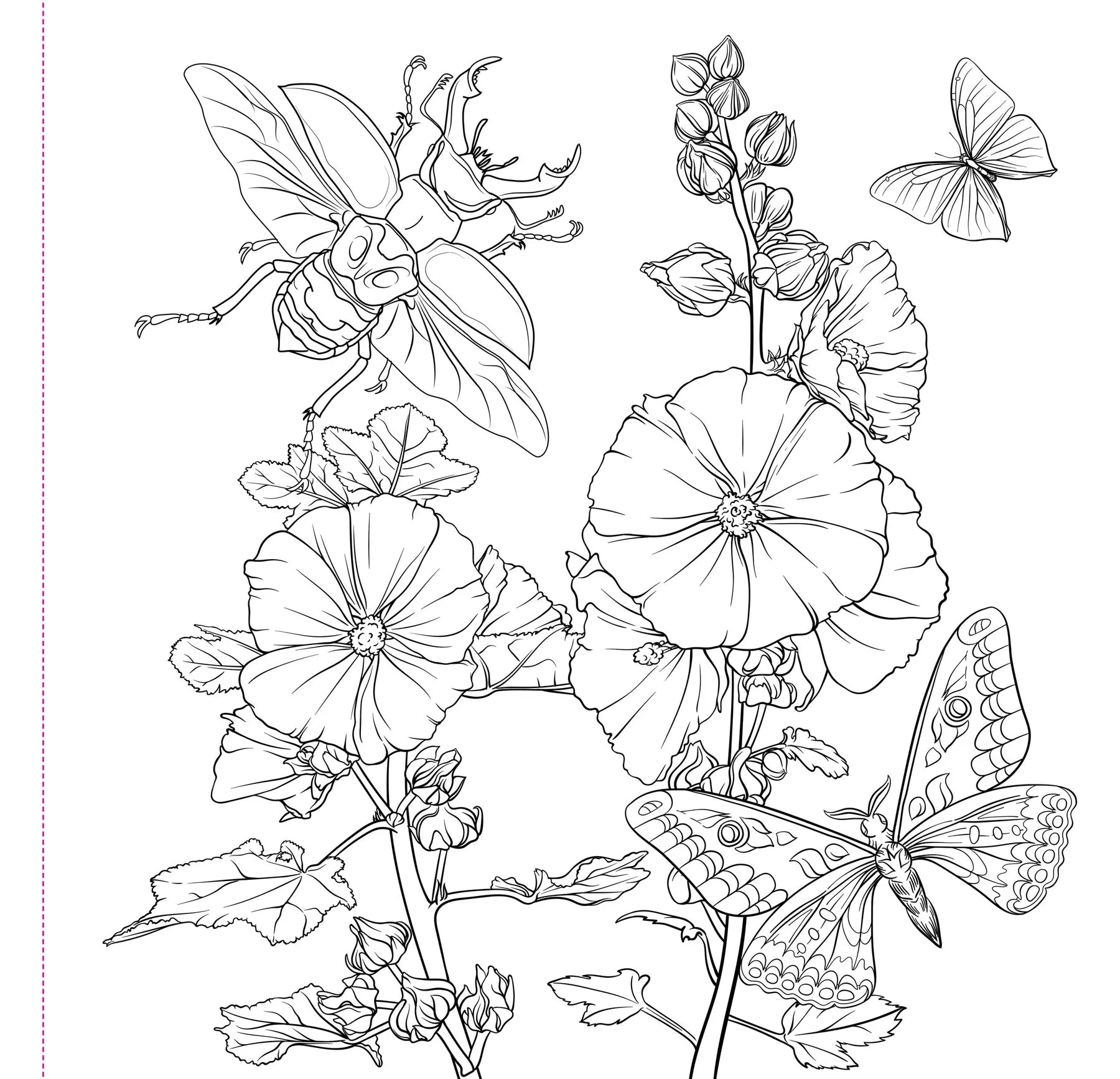 Coloring Book -  Goth Garden