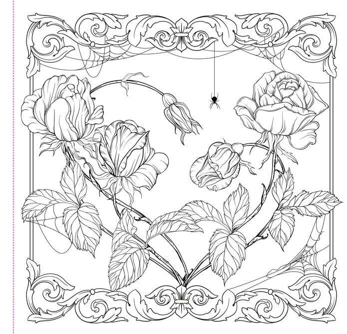 Coloring Book -  Goth Garden