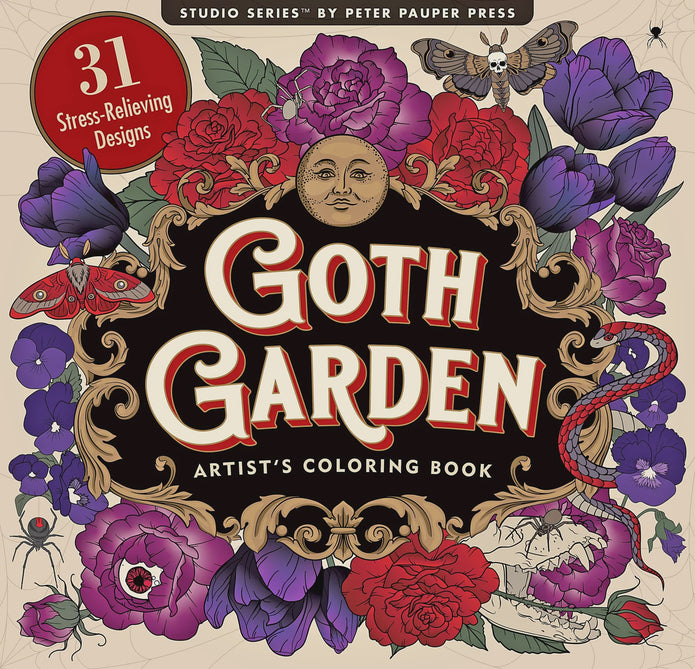 Coloring Book -  Goth Garden